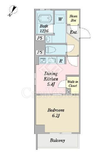 オークスクエア新川　301号室　間取り