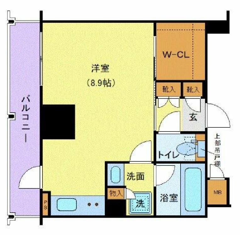 ALTERNA銀座（旧称：アジールコート銀座イースト）　302号室　間取り