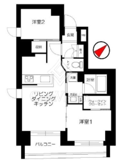 アルティザ東銀座　201号室　間取り