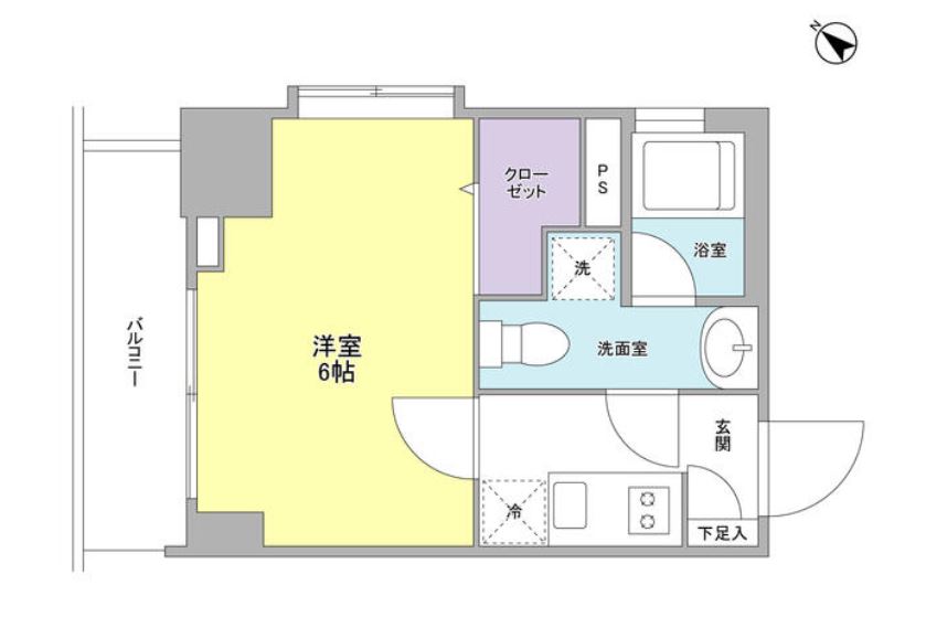 リバーレ月島　904号室　間取り