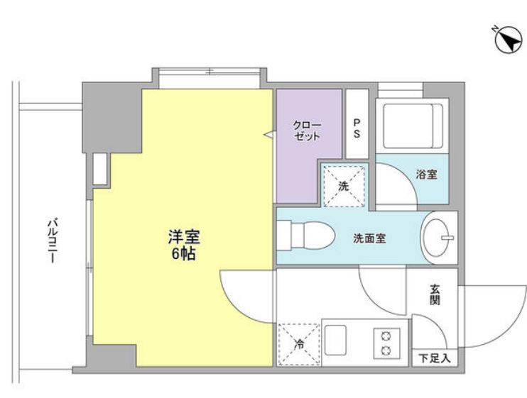 リバーレ月島　305号室　間取り