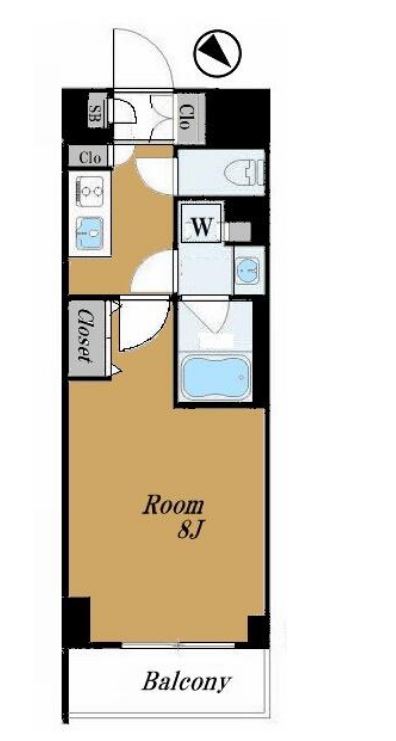 コンシェリア東京ベイサイドコート　506号室　間取り