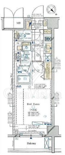 コンシェリア東京ベイサイドコート　205号室　間取り