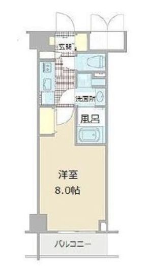 コンシェリア東京ベイサイドコート　206号室　間取り