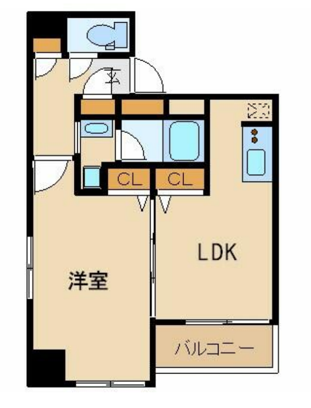 エステムプラザ日本橋　1101号室　間取り