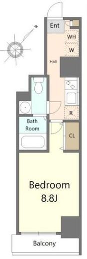 ラフィーネ日本橋　702号室　間取り