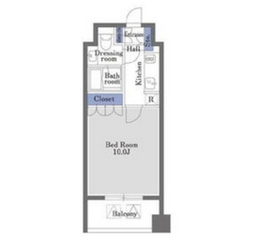 ドゥーエ日本橋　207号室　間取り