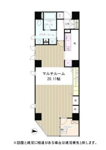 クレイドル日本橋　1002号室　間取り