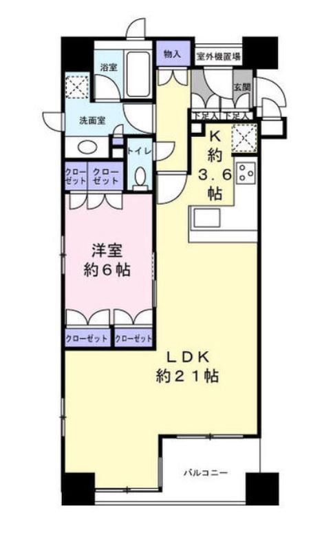 アスコットパーク日本橋富沢町　3F号室　間取り