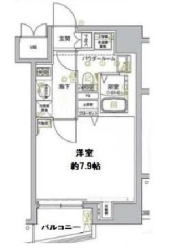 アルテシモプリマ　705号室　間取り