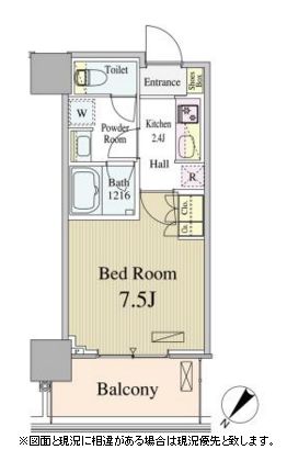 ルミレイス豊洲　1105号室　間取り