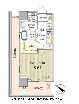 ルミレイス豊洲　1204号室　間取り