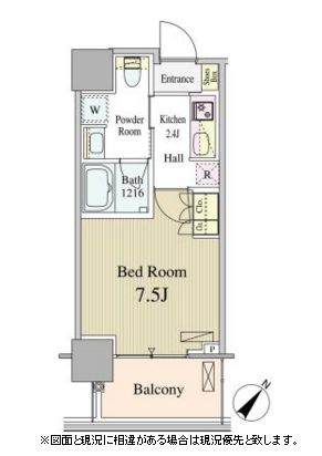 ルミレイス豊洲　1219号室　間取り