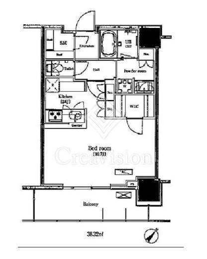 ルミレイス豊洲　201号室　間取り