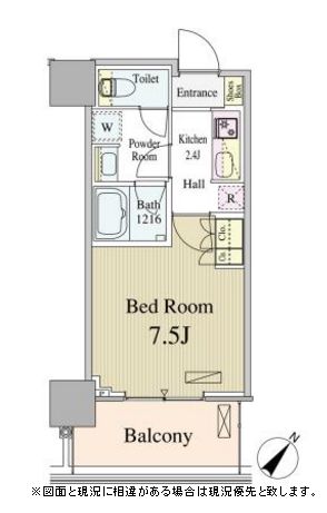 ルミレイス豊洲　905号室　間取り
