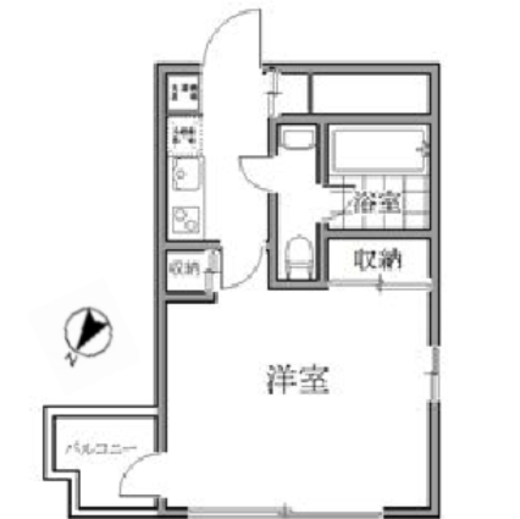 プレール・ドゥーク日本橋リバーサイド　501号室　間取り
