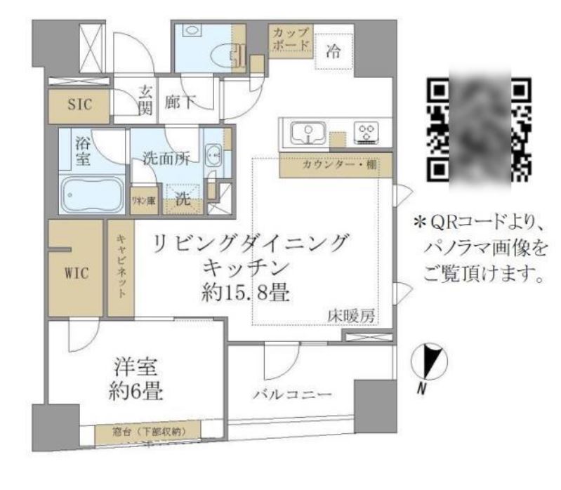 ブリリア日本橋三越前　1004号室　間取り