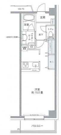 プライムアーバン豊洲　322号室　間取り