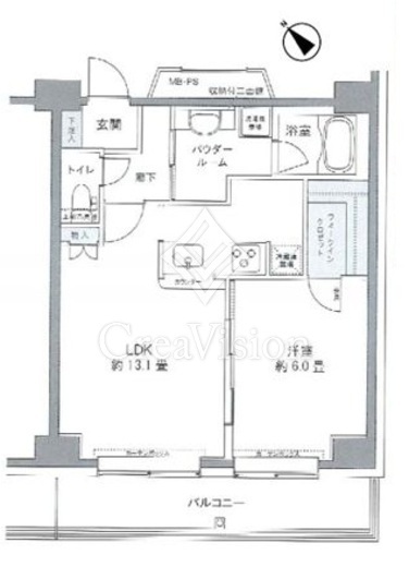 プライムアーバン豊洲　903号室　間取り