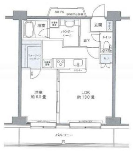 プライムアーバン豊洲　905号室　間取り