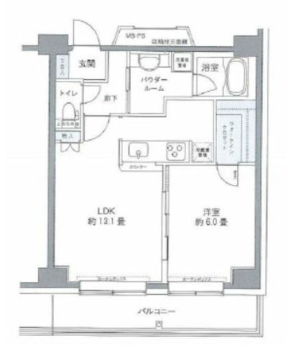 プライムアーバン豊洲　905号室　間取り