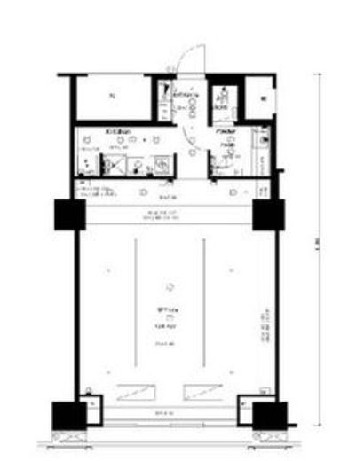 theSOHO (ザソーホー)　1135号室　間取り