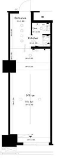 theSOHO (ザソーホー)　620号室　間取り