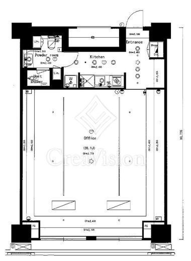 theSOHO (ザソーホー)　636号室　間取り