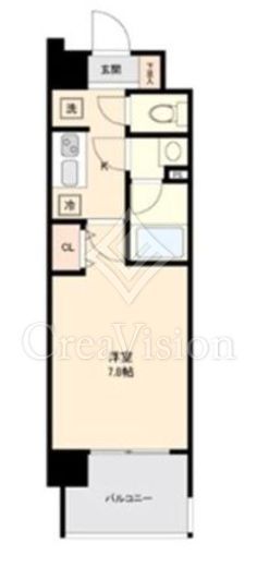 ハーモニーレジデンス森下ステーションフロント　208号室　間取り