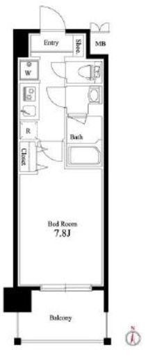 ハーモニーレジデンス森下ステーションフロント　506号室　間取り
