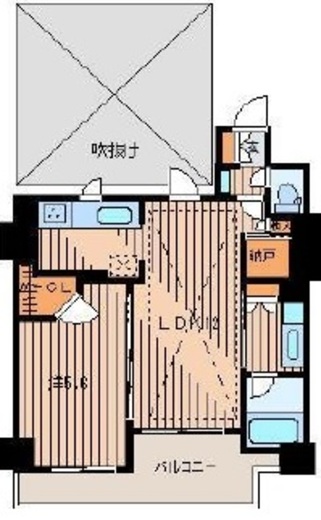 イトーピア東京リバーサイドテラス　202号室　間取り