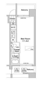 コンフォリア森下　802号室　間取り