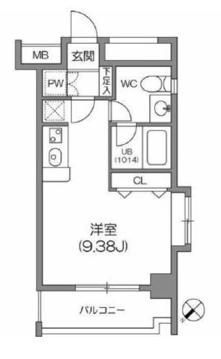 ルクレ森下レジデンス　1105号室　間取り