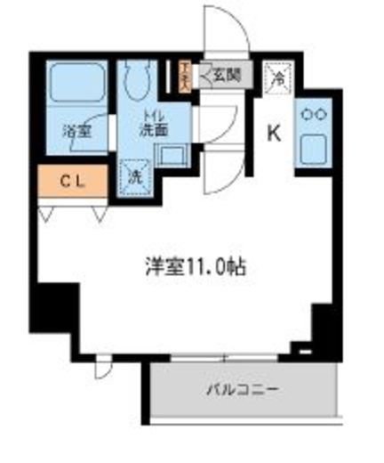 プライムアーバン住吉2　306号室　間取り