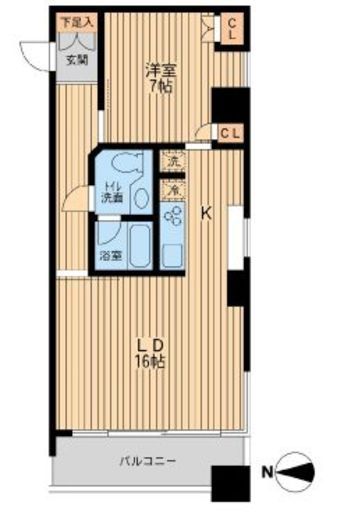 ドゥーエ清澄白河　501号室　間取り