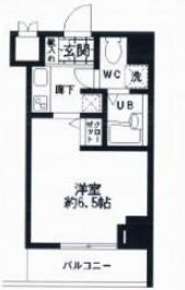HF東日本橋レジデンス　805号室　間取り