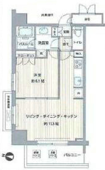 MFPRコート木場公園　311号室　間取り