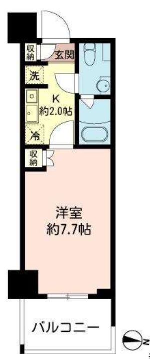 MFPRコート木場公園　1113号室　間取り
