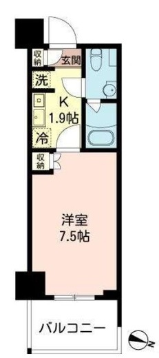 MFPRコート木場公園　221号室　間取り