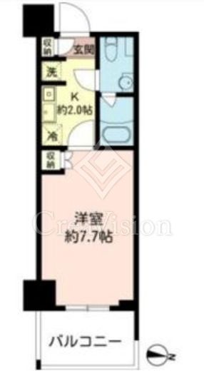 MFPRコート木場公園　1213号室　間取り