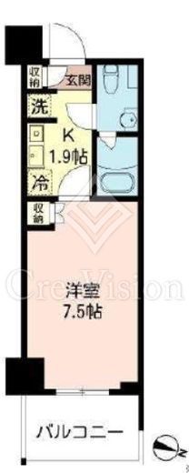 MFPRコート木場公園　321号室　間取り