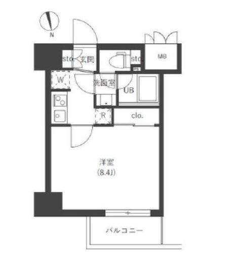 木場レジデンス壱番館　502号室　間取り