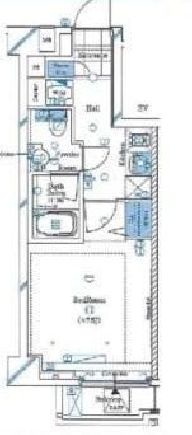 ガリシア菊川エストゥディオ　204号室　間取り