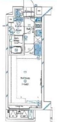 ガリシア菊川エストゥディオ　307号室　間取り