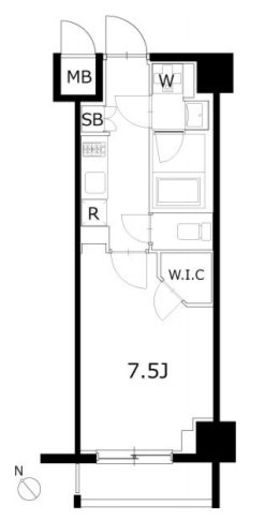 KDXレジデンス豊洲　419号室　間取り