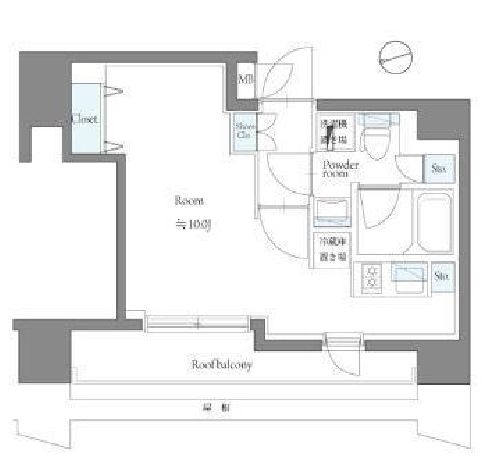 コンシェリア東京木場ステーションフロント　903号室　間取り