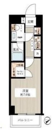 ハーモニーレジデンス清澄ガーデン　604号室　間取り