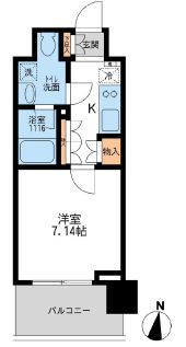 アーデン清澄白河　1202号室　間取り