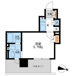 アーデン清澄白河　606号室　間取り
