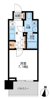 アーデン清澄白河　903号室　間取り